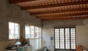 Estrutura para telhado de PVC